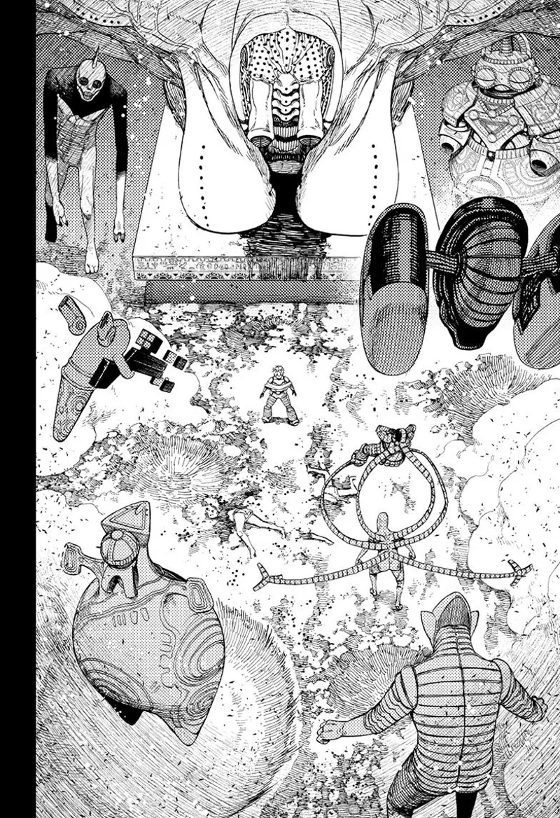 Vamola is surrounded by the enemy aliens.