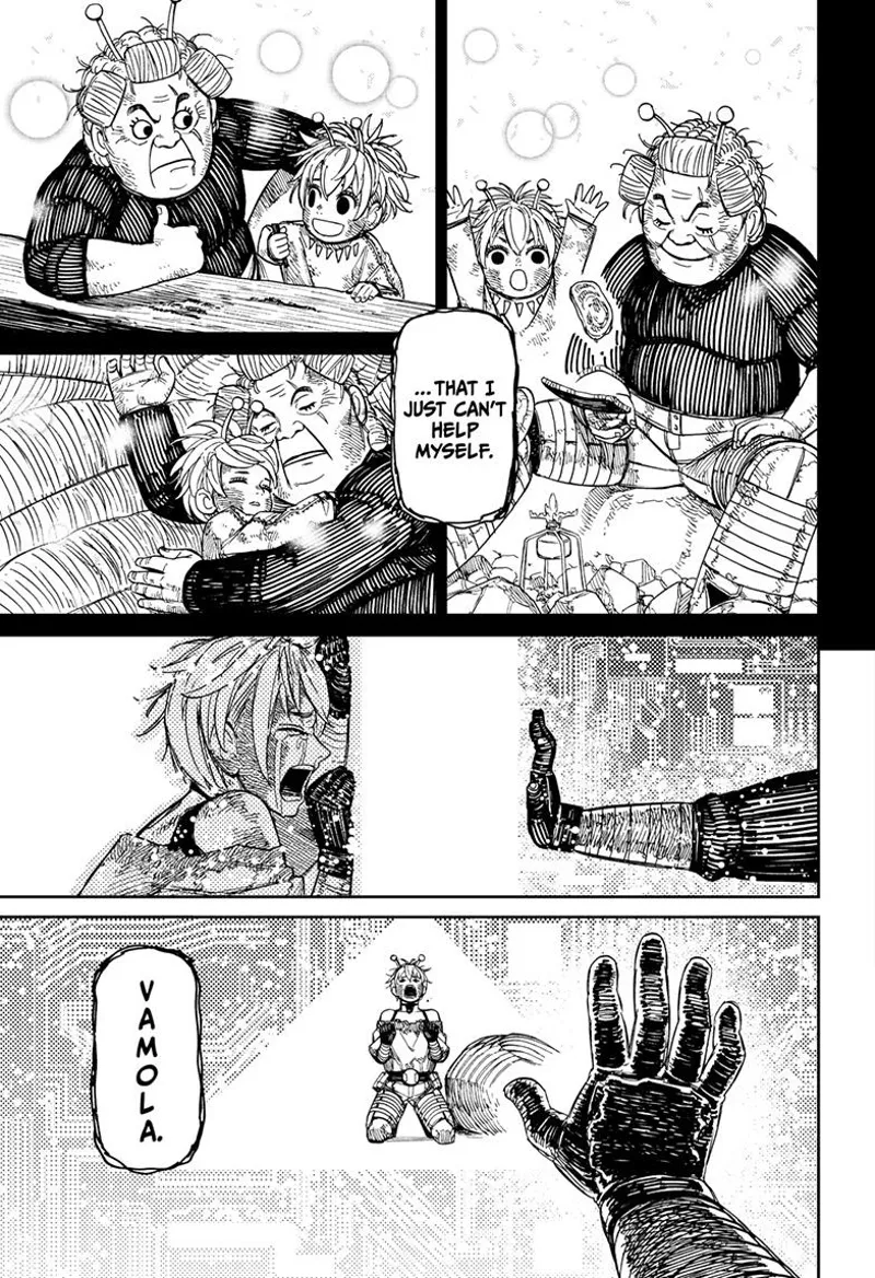 Ms. Banga recalls happy memories with Vamola when she was still young. Vamola is kneeling and crying.