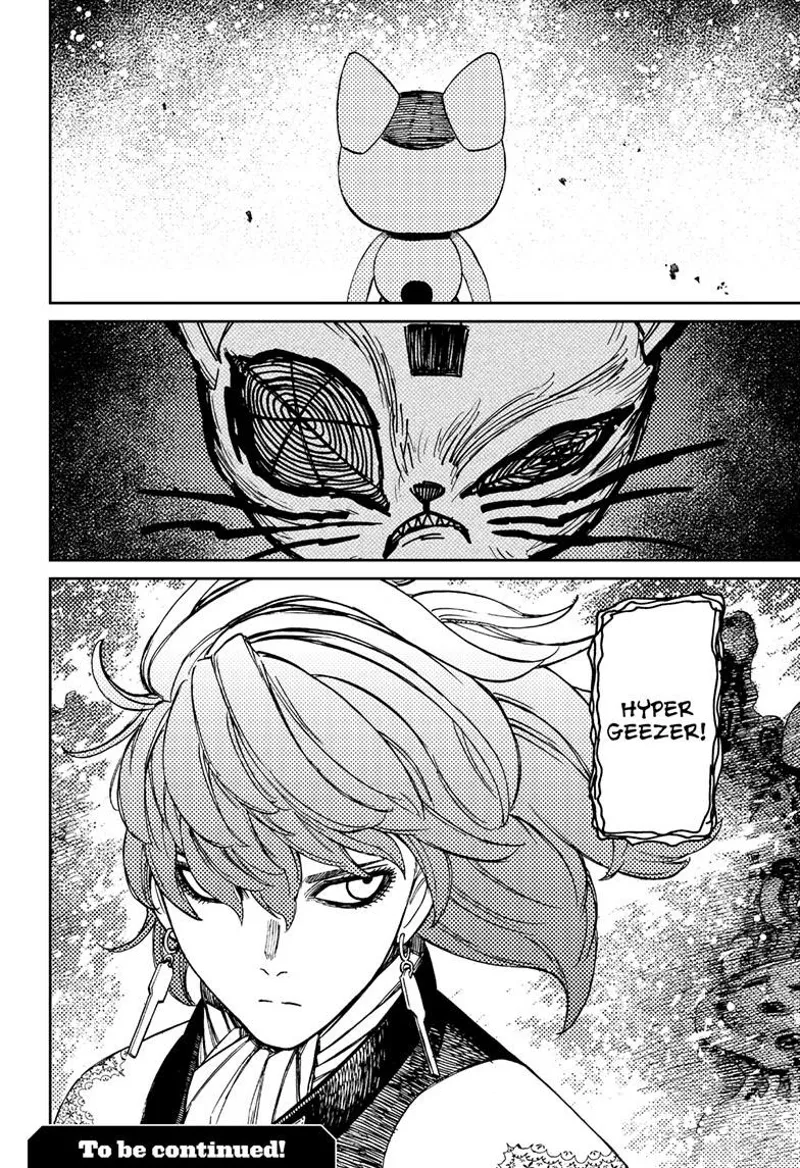 Turbo Granny's face turns bad after seeing "Count Saint-Germain."