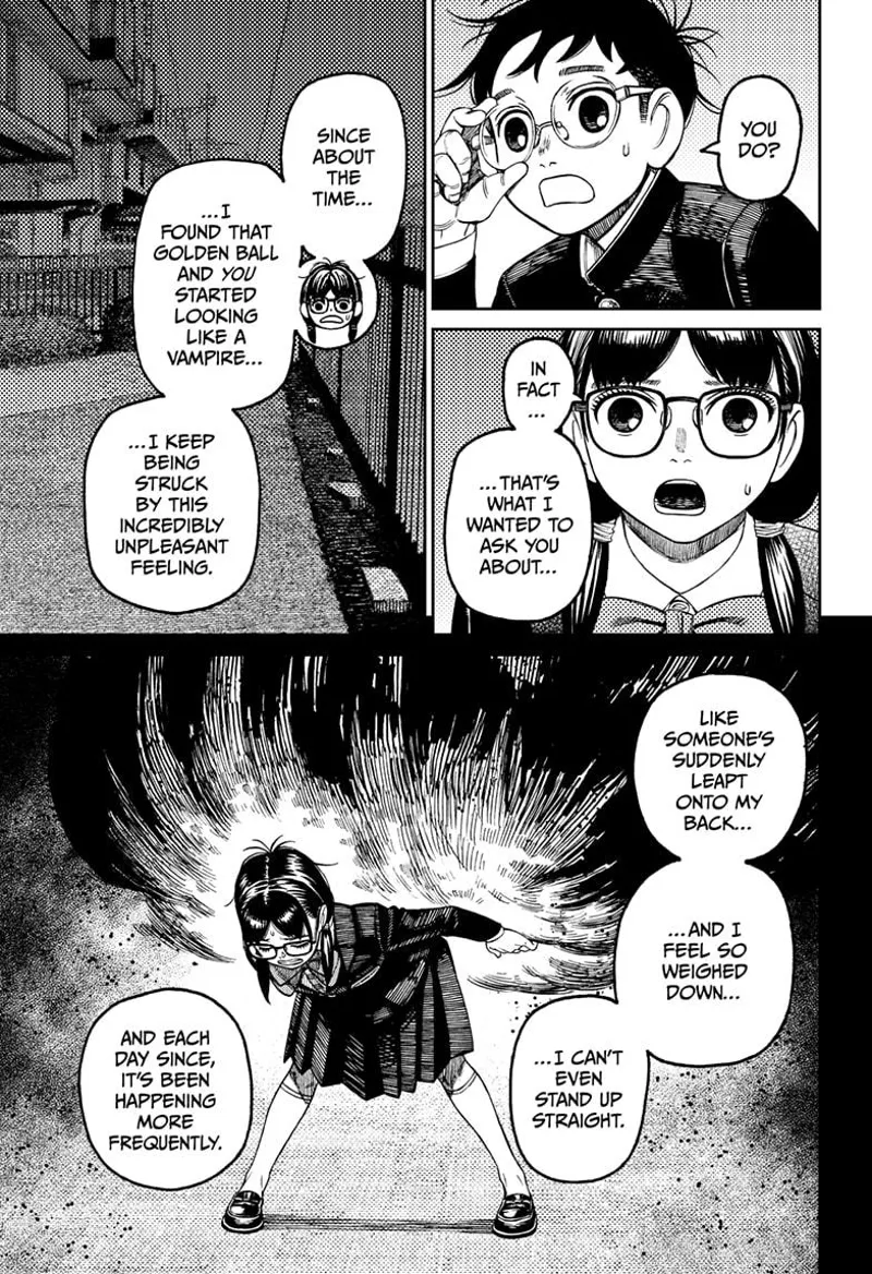 The class rep revealed she felt a heavy object behind her after she picked up the ball.