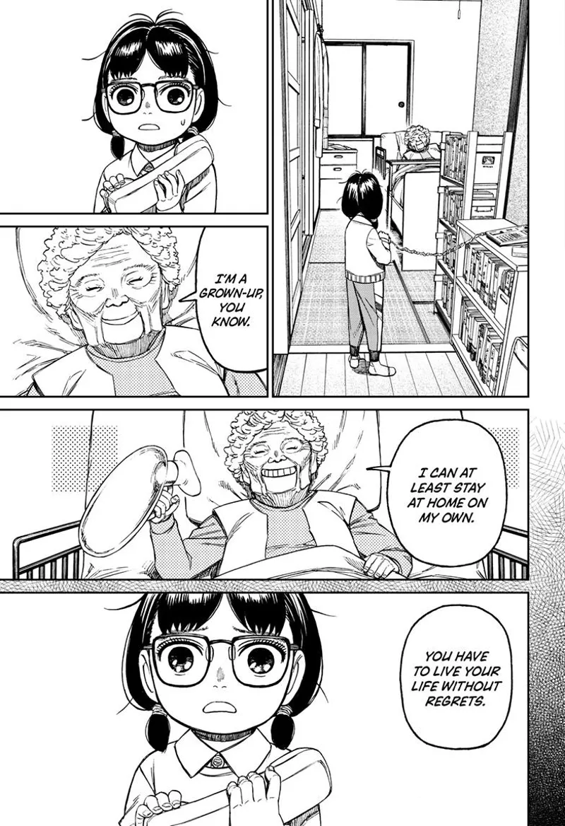 Rin's grandma smiles and tells her to go to the audition.