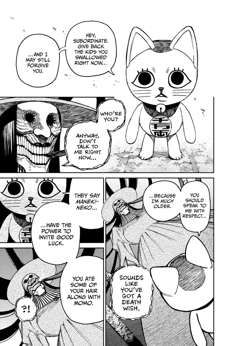 Turbo Granny tells Acrobatic Silky to return the kids she swallowed. Acrobatic Silky refuses. Turbo Granny demands respect.