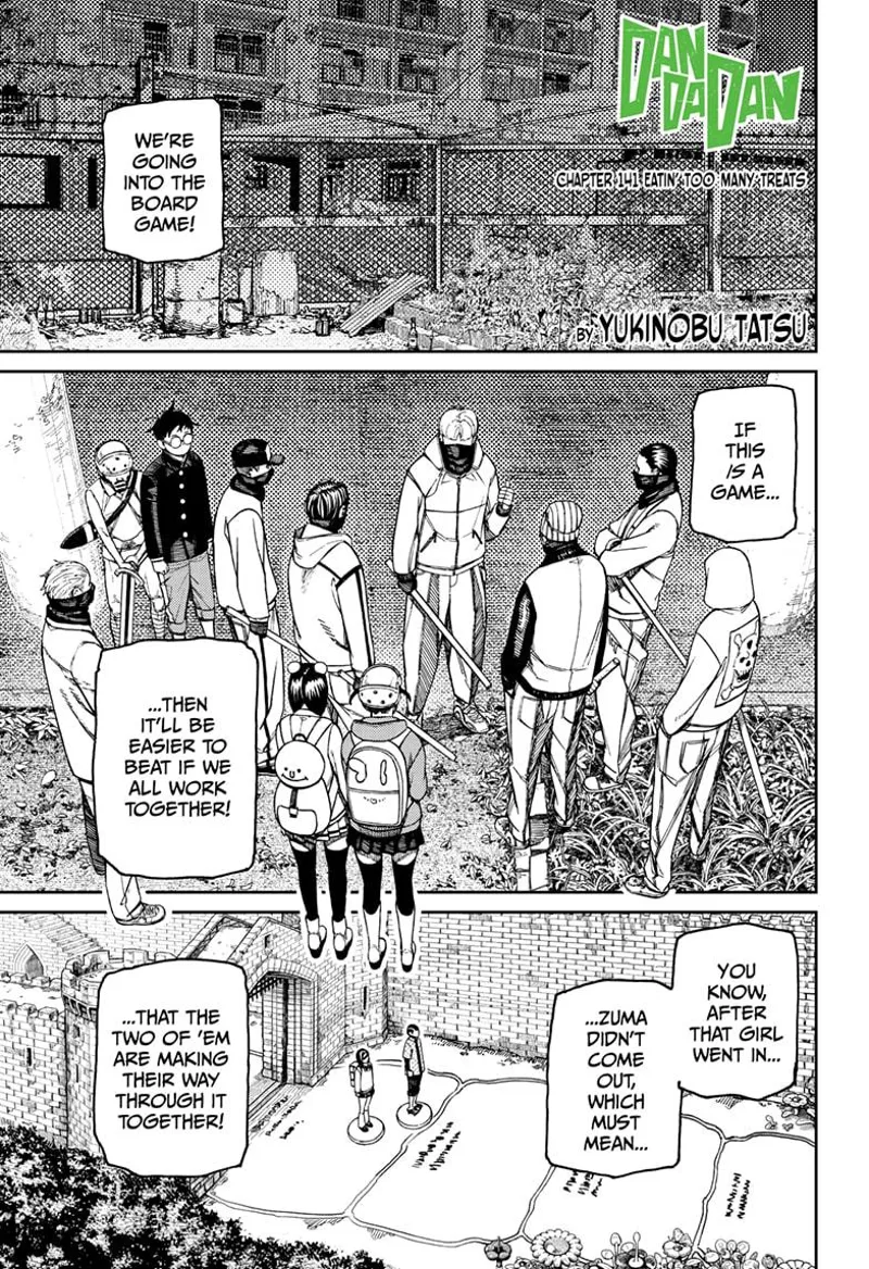 Outside the diorama, the thugs plan to enter the game and work together to easily beat it. They see Momo and Zuma's figurine.