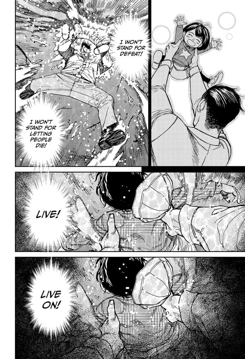 Officer Bega recalls carrying his daughter. He keeps pushing the kid above water while his vision starts turning black.