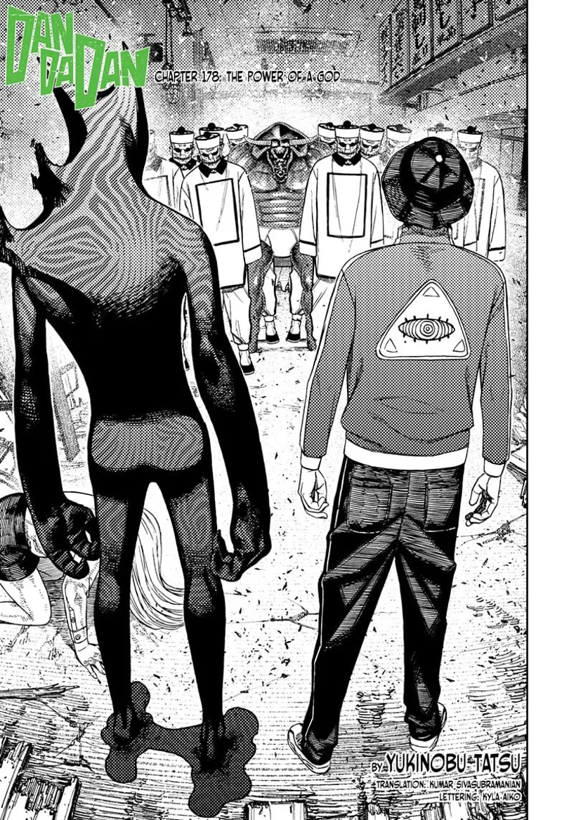 Kashimoto and Yokai Payase stands before Iron, the Black Bull, and its kung fu minions.