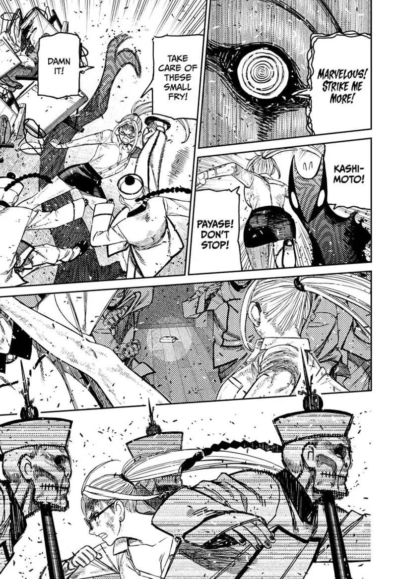 Seiko and Yokai Payase faces the kung fu minions. Seiko sees something and run towards it.