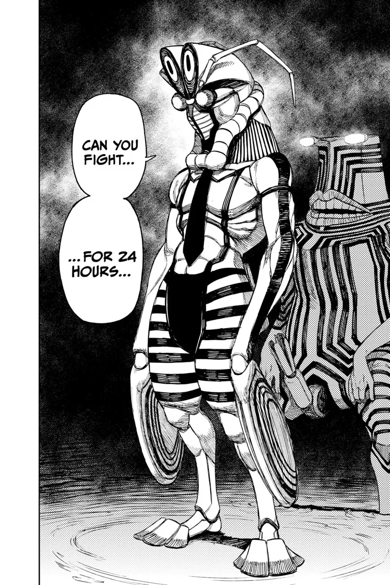 The monster boxer transforms into a totally different creature.