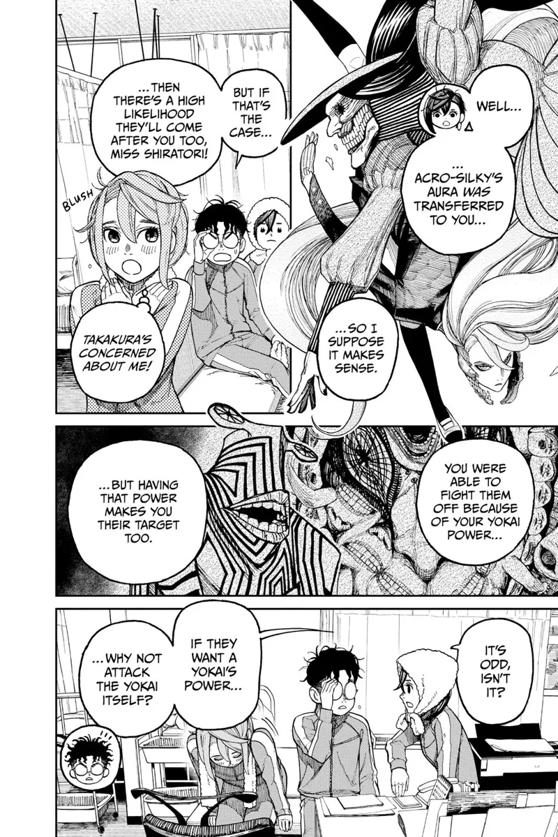 Okarun tells Aira that the aliens might come after her.