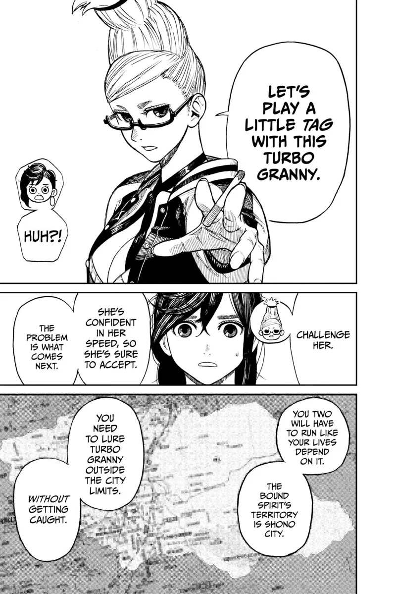 Grandma tells Ayase to play a little tag with Turbo Granny and run like her life depends on it.