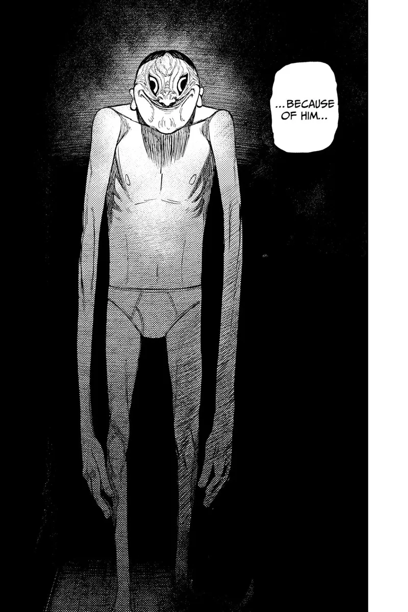 Jiji recalls the skinny, weird man in underwear with a funny, ugly face inside their house.