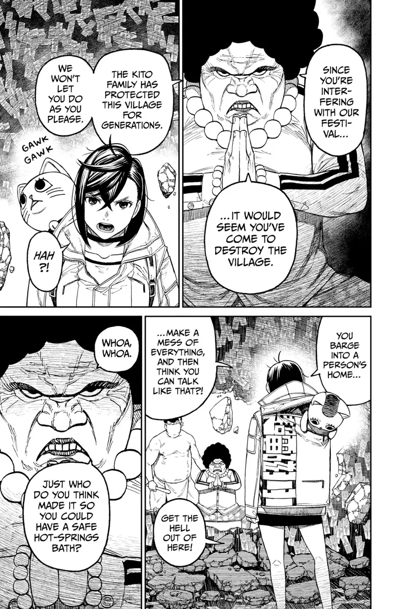 The Kito leader prepares to attack Momo.