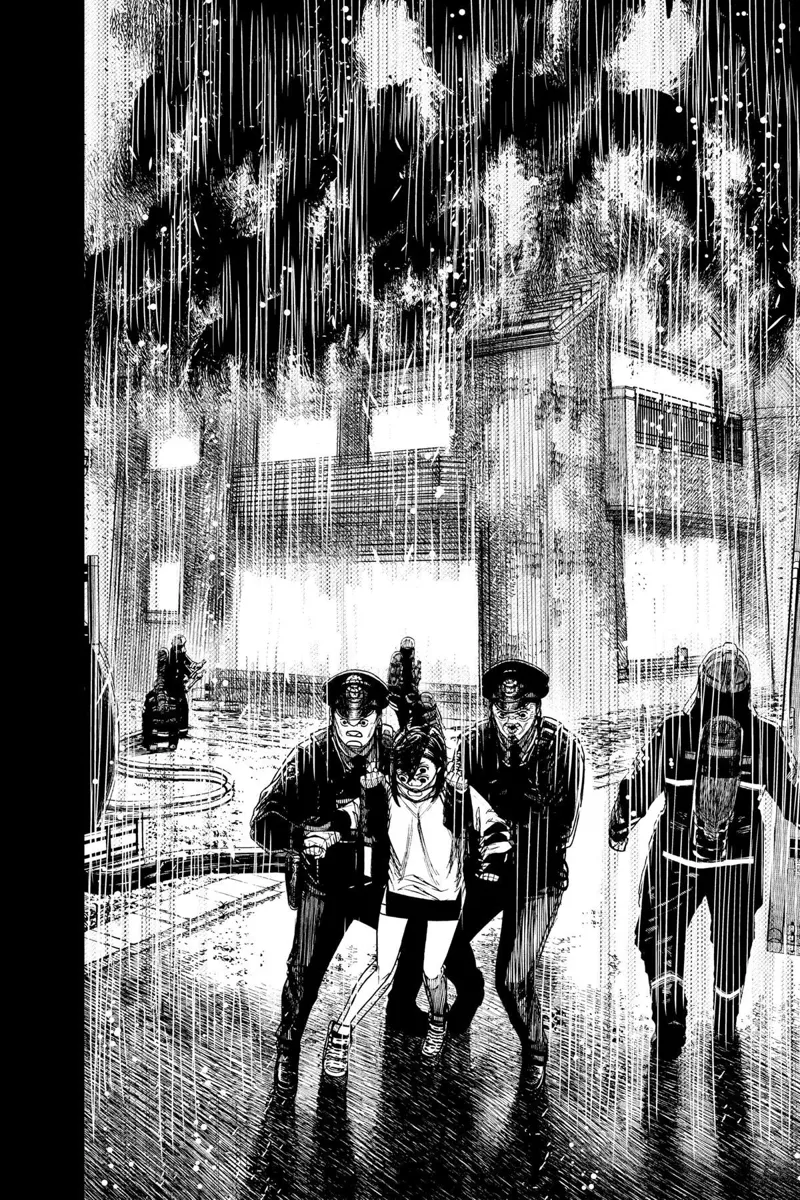 The ground suddenly shakes violently.