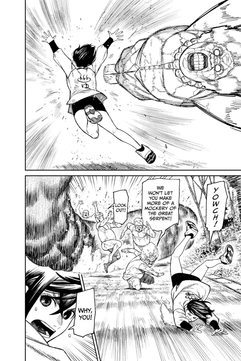 Kito Family Grandma kicks Momo to the ground.