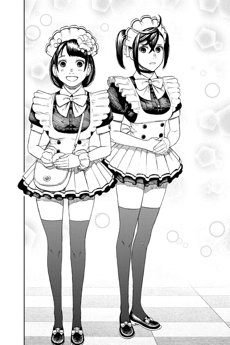 Momo is dressed super sexy beside another lady.