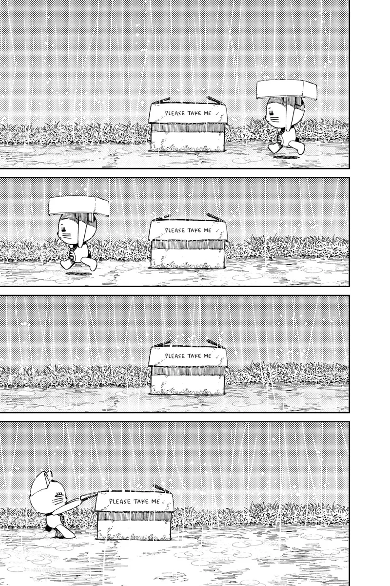 Turbo Granny passes by the kitten box and pulls it with her.