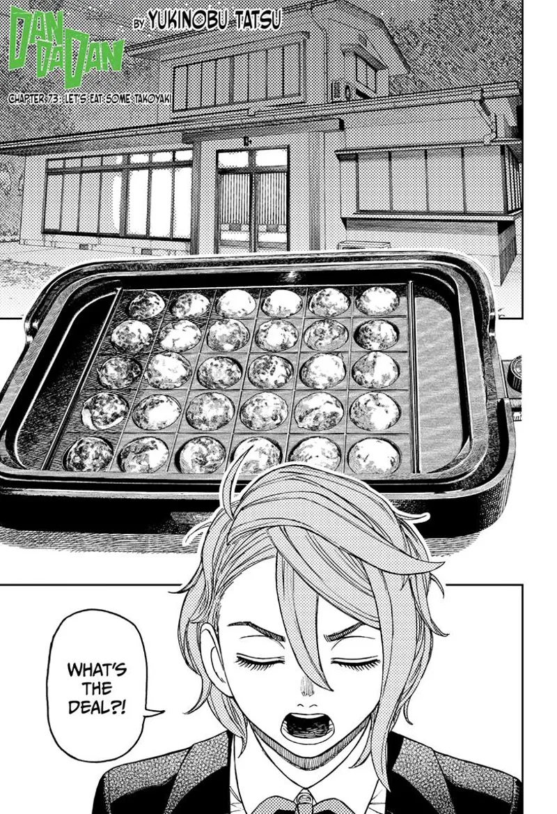 Freshly made Takoyaki in Grandma's house with Aira asking some questions.