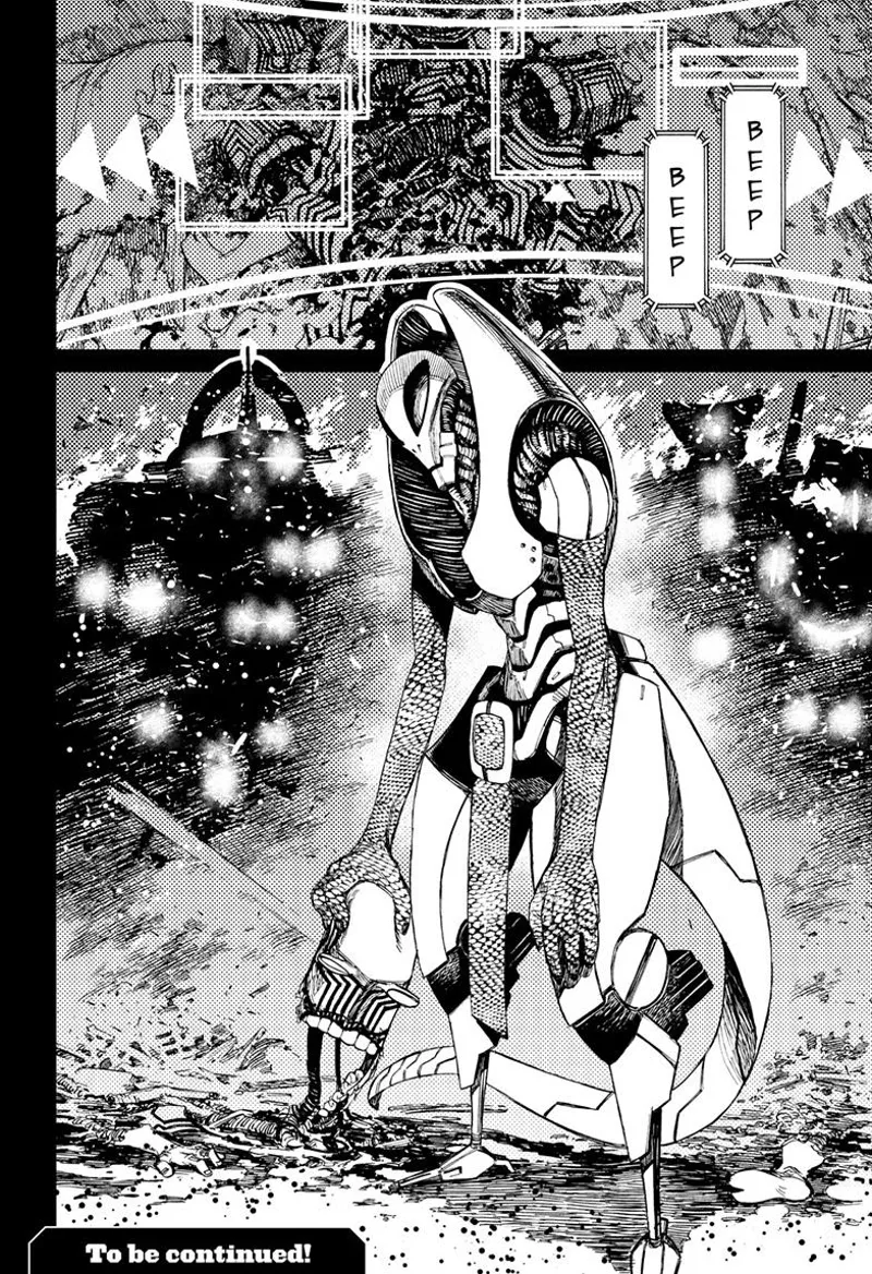 The alien that easily defeated the Serpoians analyzes their bodies.