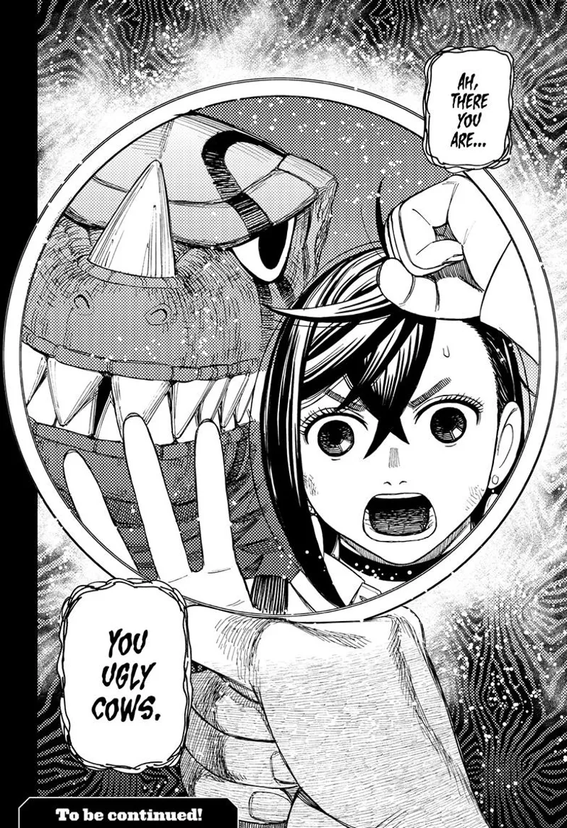 Momo and Kaiju Vamola are inside the mirror.