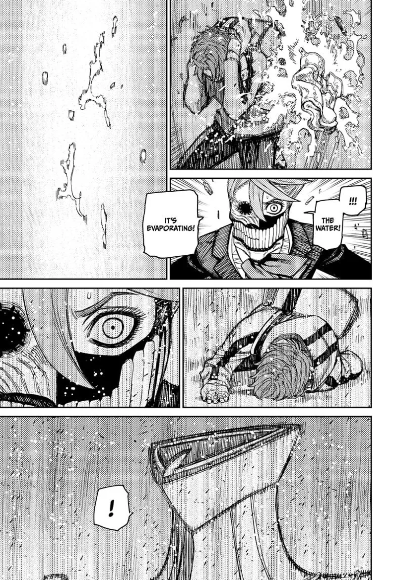 Cursed Aira notices the water evaporating.