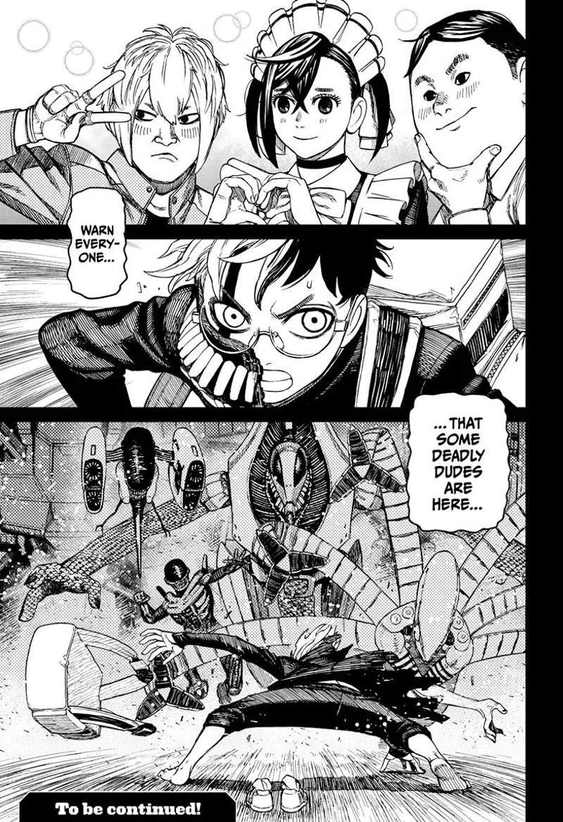 Momo is busy taking a selfie with the customers. Cursed OPkarun faces the five aliens alone.