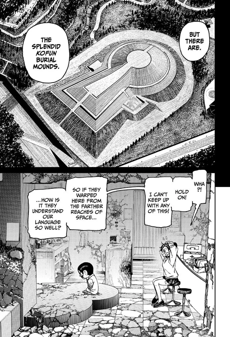 The scar-faced Serpoian reveals the Kofun Burial Mounds is also a transmission system.