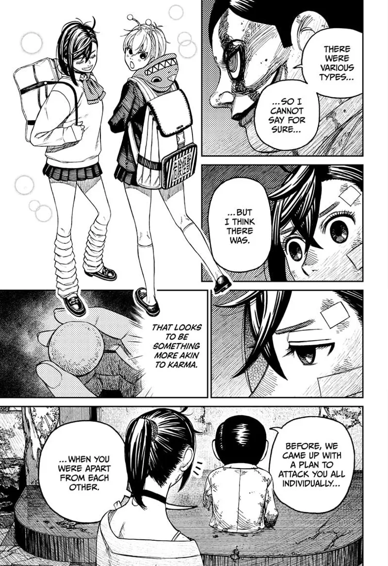 The scar-faced Serpoian thinks someone in the enemy with a Kaiju suit might have a ball.