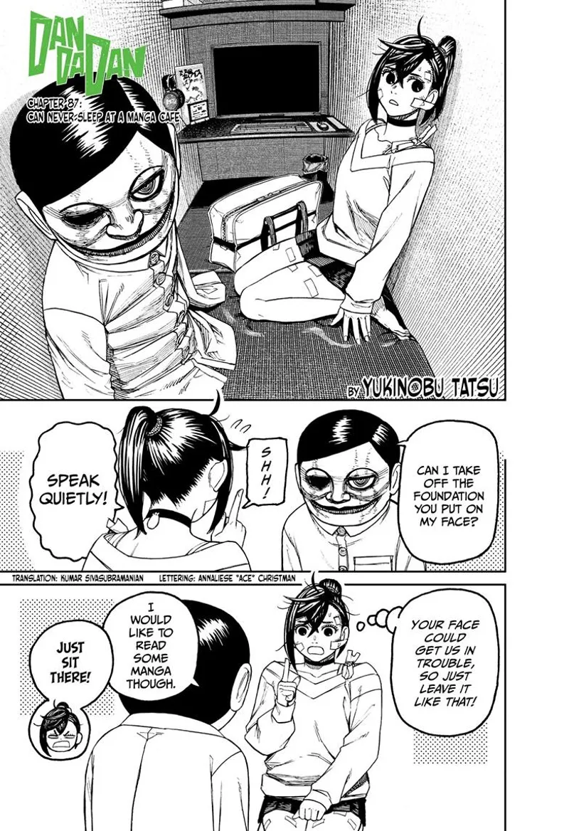 The Serpoian asks if he could take out his makeup. Momo tells him to keep quiet.