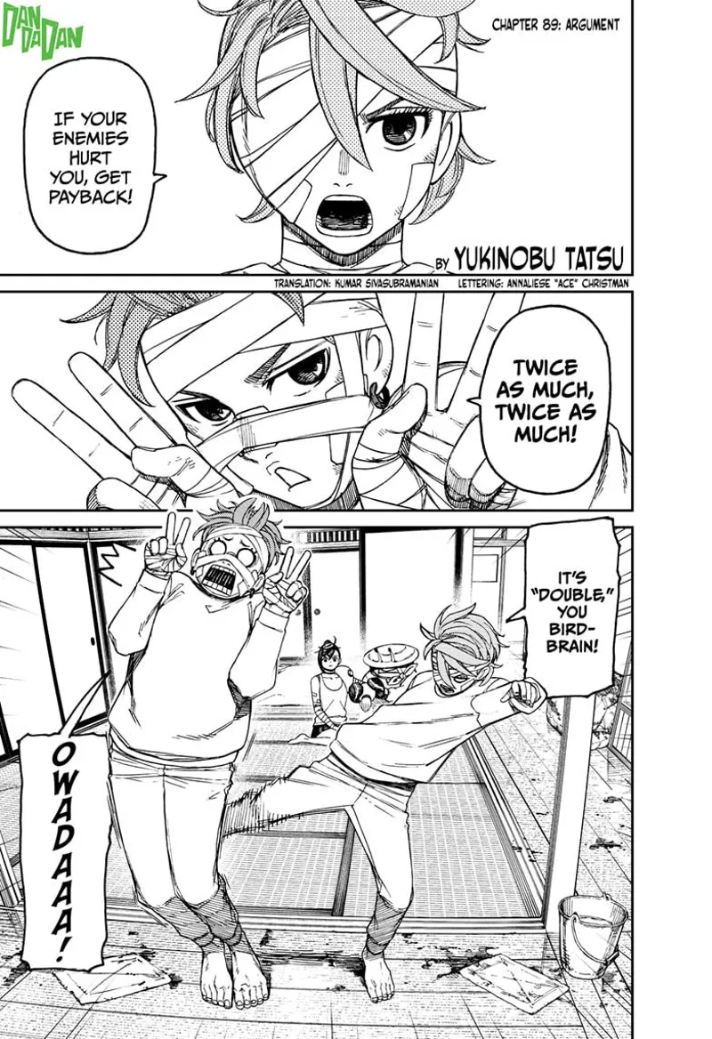 Jiji and Aira are awake, talking about getting back at the enemies.