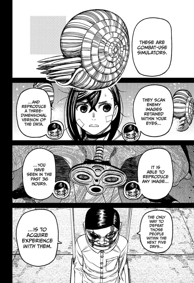 Serpo reveals the nails are combat simulators and can reproduce any images they saw in the last 36 hours.