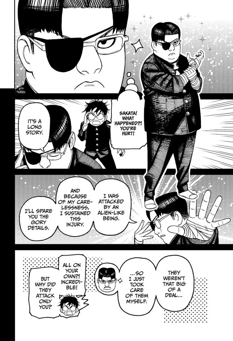 Kinta imagines Okarun going to him and asking him if he's hurt.